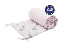 Bomimi MANTINEL do postieľky 180 cm, MOTÝLE, RŮŽOVÁ