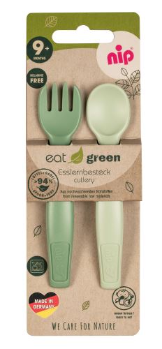 NIP PREMIUM line příbor 2ks, od 9m+, green (3)