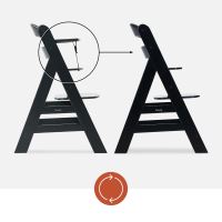 Hauck Alpha+ drevená stolička, black (4)