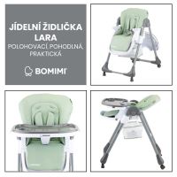 Bomimi LARA jedálenská stolička green (12)