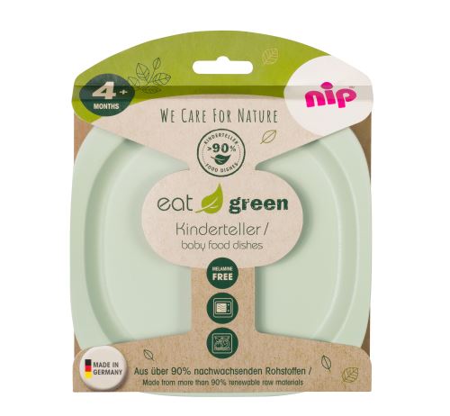 NIP NATURE line talířek, 2ks, green/light green (1)