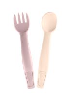 NIP PREMIUM line příbor 2ks, od 9m+, pink (1)