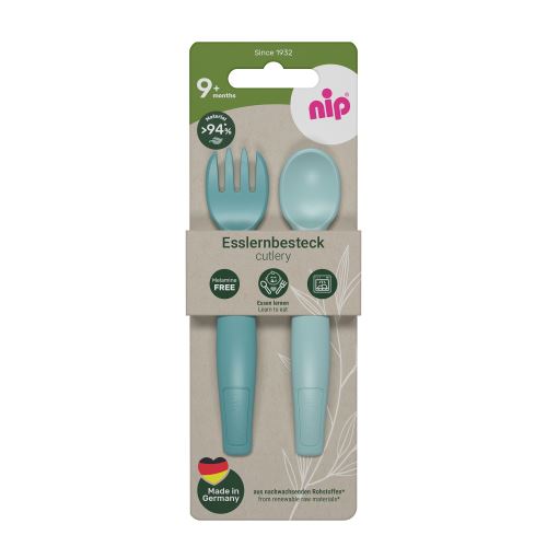 NIP PREMIUM line příbor 2ks, od 9m+, blue