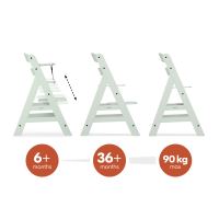 Hauck Alpha+ drevená stolička, mint (4)