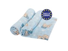 Bomimi OSUŠKA TETRA Premium 140 g/m2, 2ks, 80x100, TEDDY-MODRÁ