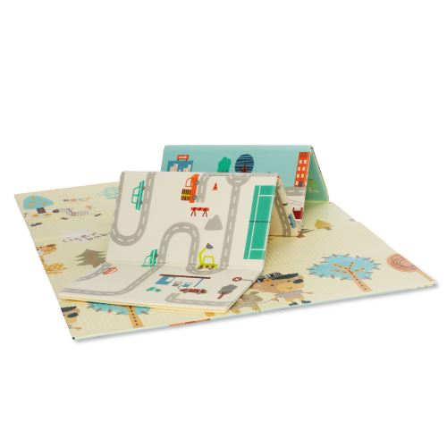 Asalvo Hracia podložka PLAY MAT XL 120*180cm CITY-FOREST (3)