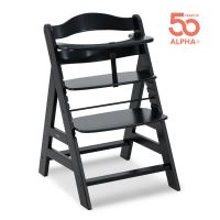 Hauck Alpha+ dřevěná židle, black