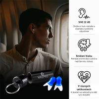 Haspro Travel - Airplane ušné zátky na cestovanie, 1 pár / 2ks (3)