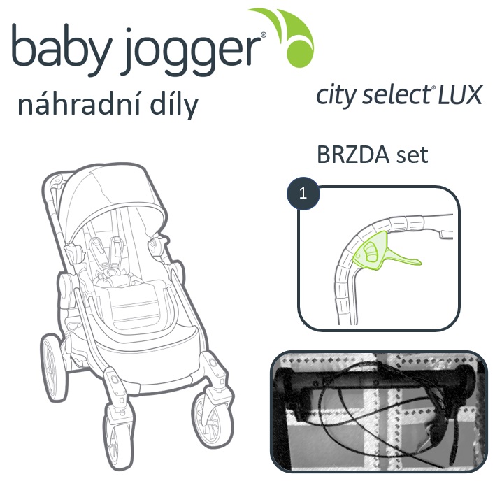 Babyjogger brzda set city select lux