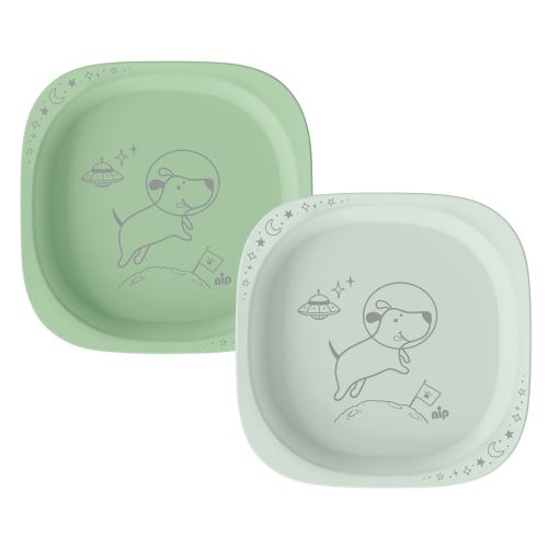 NIP PREMIUM line talířek, 2ks, 4m+, green (3)