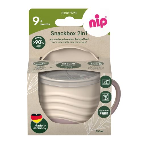 NIP PREMIUM line snackbox 2v1, 1ks, 9m+, pink (4)